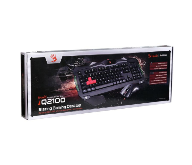 A4 TECH Zestaw Bloody Q2100 klawiatura USB + mysz USB A4TKLA44626 - 254121 - zdjęcie 4